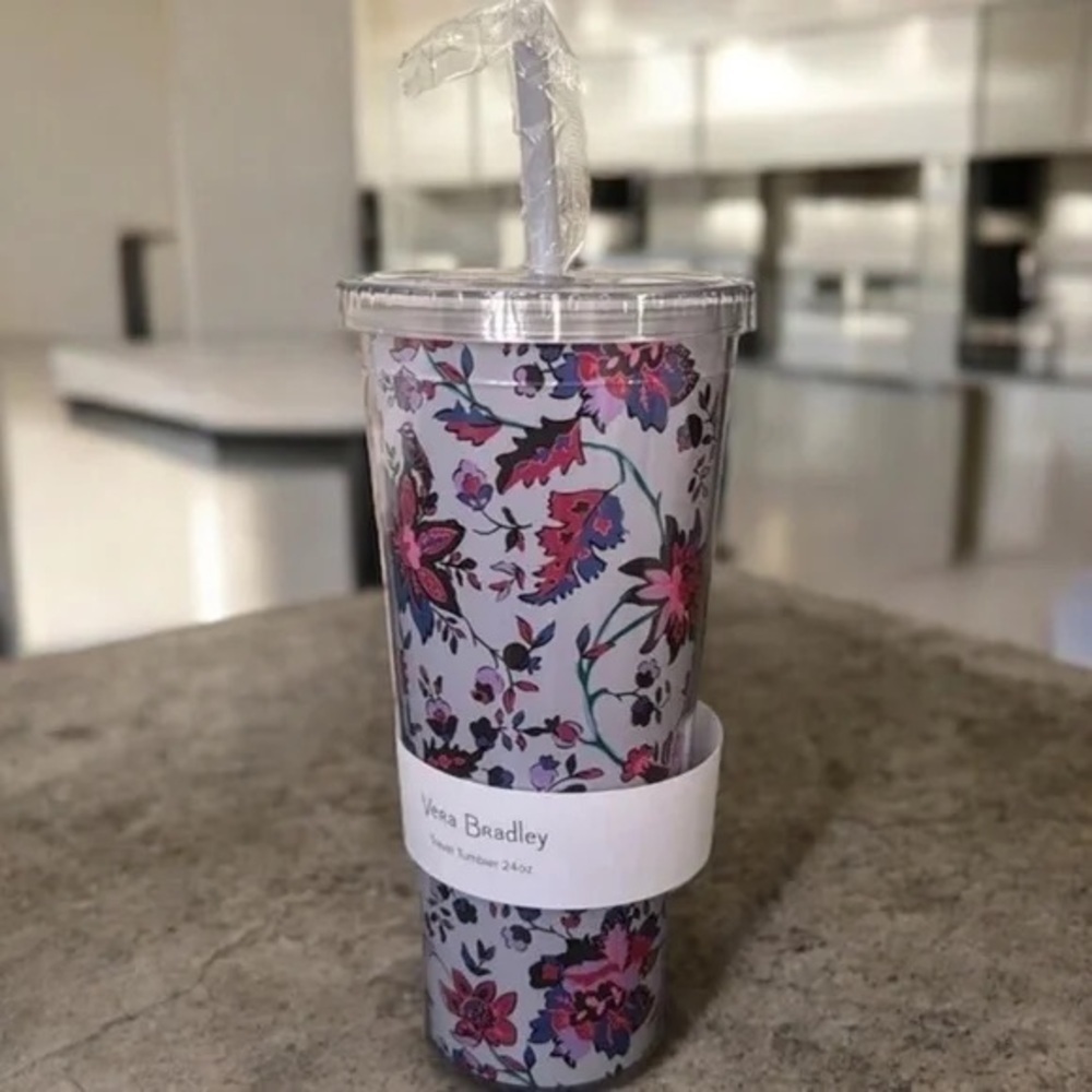 Vera Bradley | Travel Tumbler 24oz Vineyard Floral